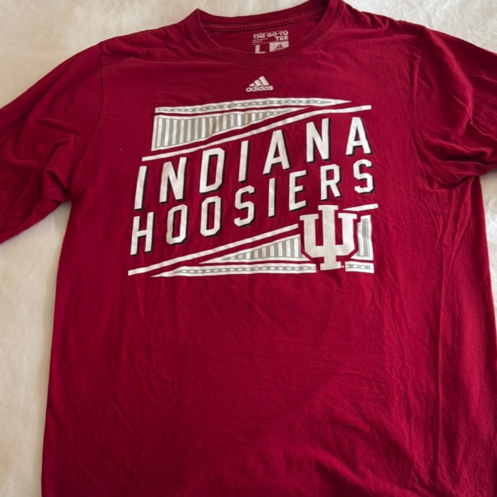 Adidas Indiana Hoosiers Red T-Shirt